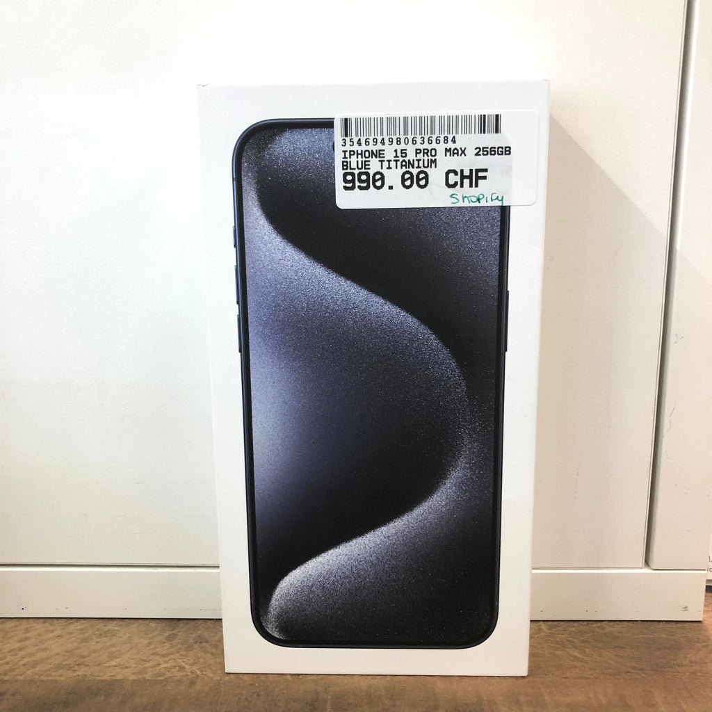 iPhone 15 Pro Max 256GB Bleu Titanium - NEUF