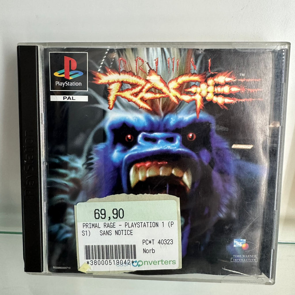 Jeux Playstation 1  Primal Rage