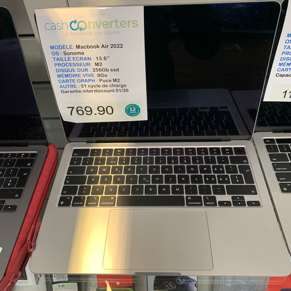 Macbook air 2022 M2