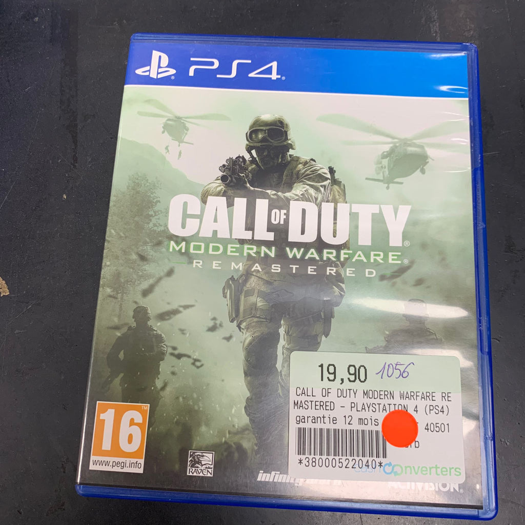 Jeu ps4 Call of duty Modern warfare remastered