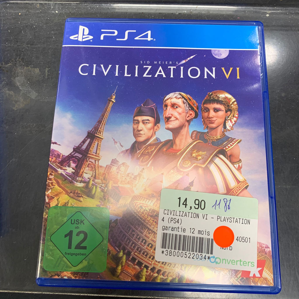 Jeu ps4 Civilization VI
