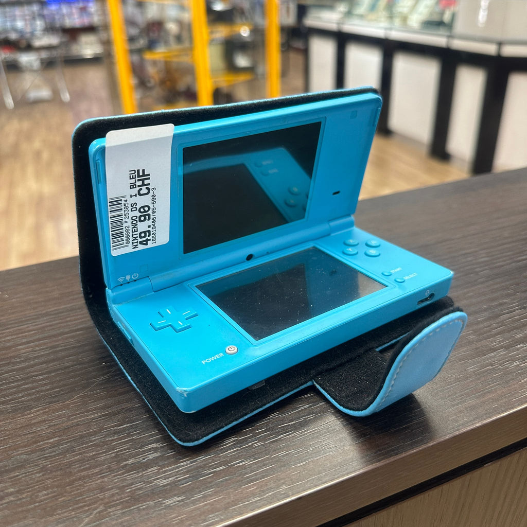 Nintendo DS I, Bleu, + fourre