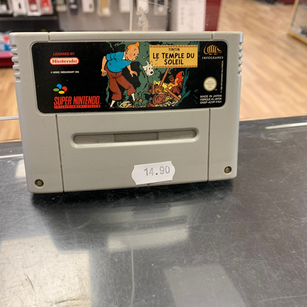 Jeux Super NES Tintin le temple du soleil,