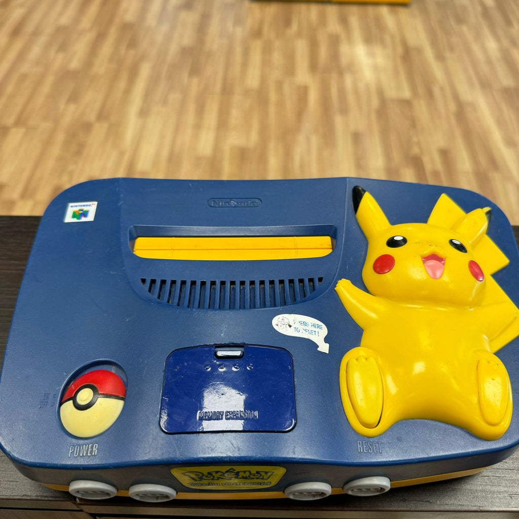 Console N64 Pokémon Pikachu + Manette
