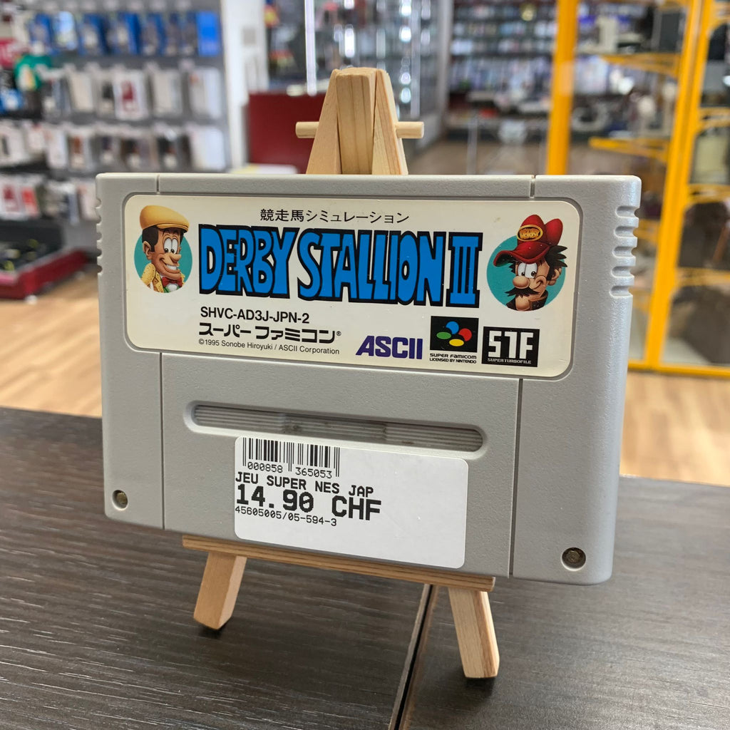 Jeux NES  Derby Stallion III Version jap