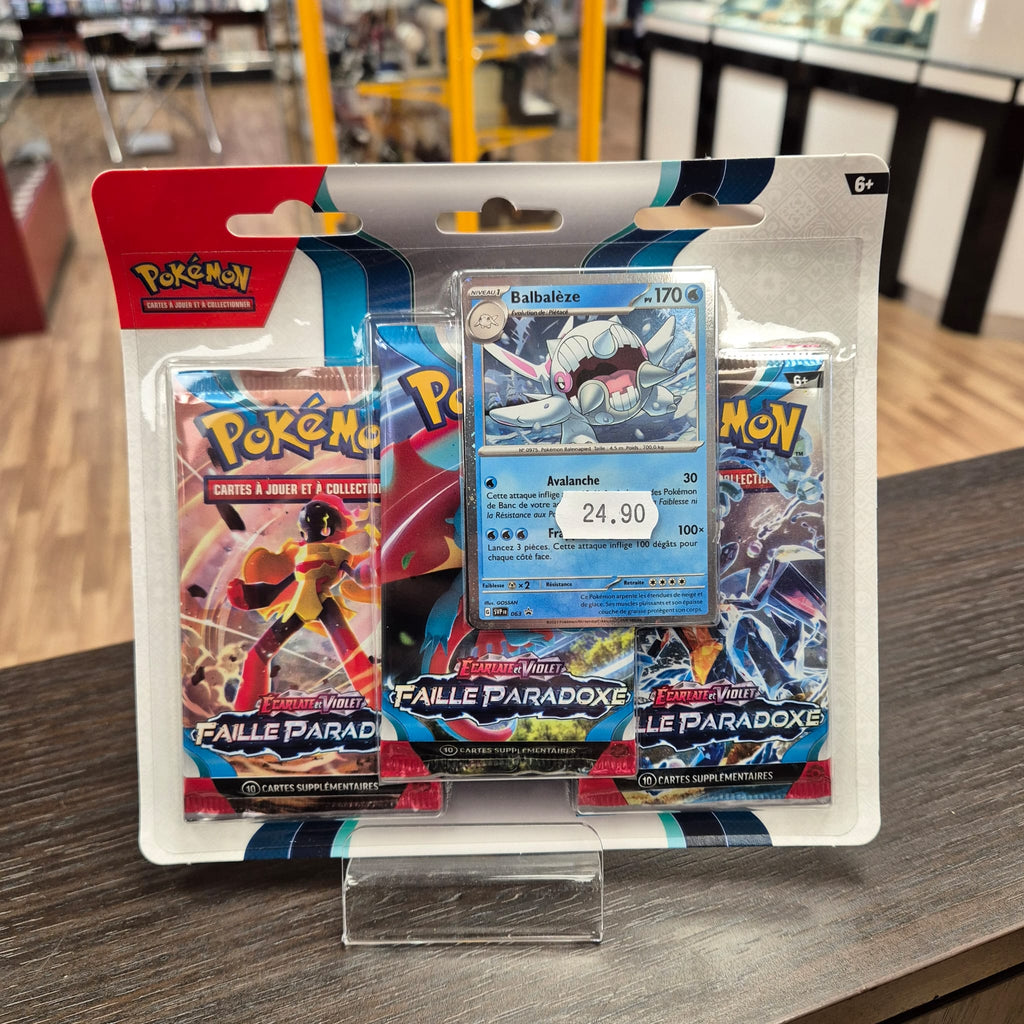 Pokemon Tripack Faille Paradoxe Fr