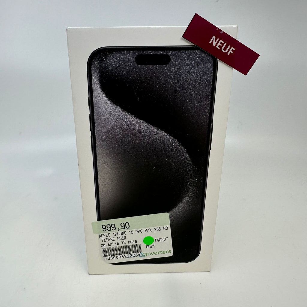 Apple  iPhone 15 Pro Max 256 Go - NEUF