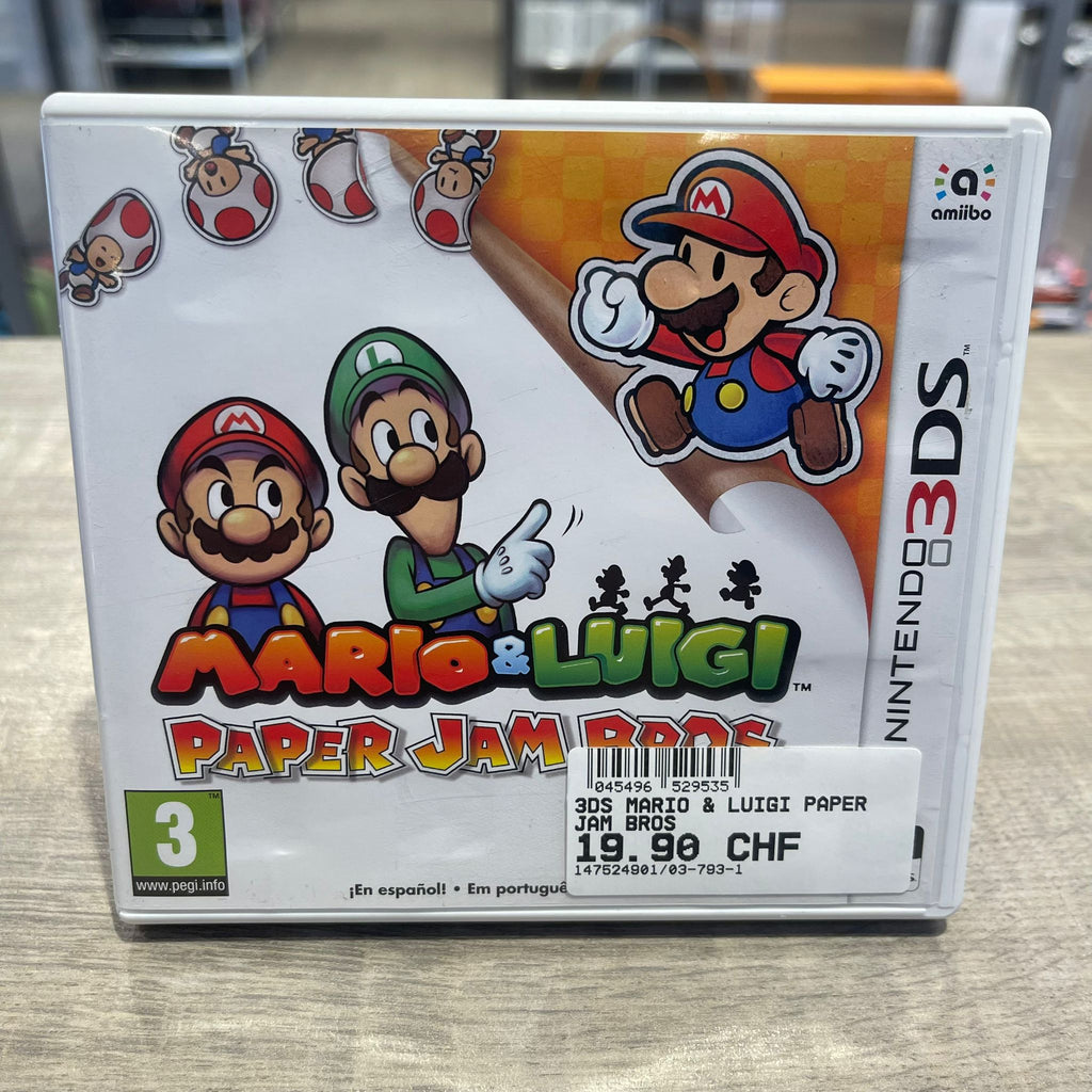 Jeu Nintendo 3DS - Mario & Luigi Paper Jam Bros.   + boite