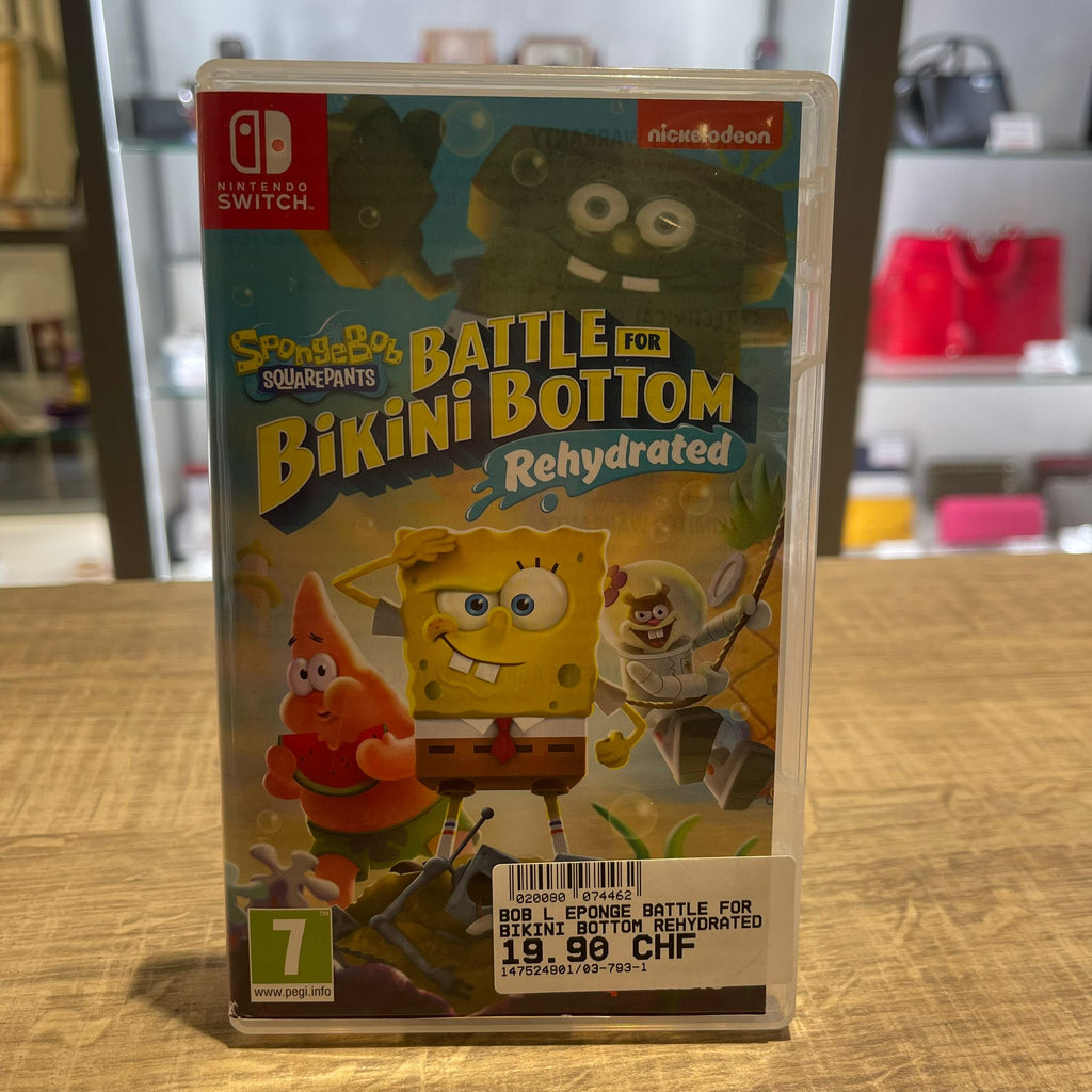 Jeu Nintendo Switch - Bob l’éponge Battle for bikini bottom réhydrated