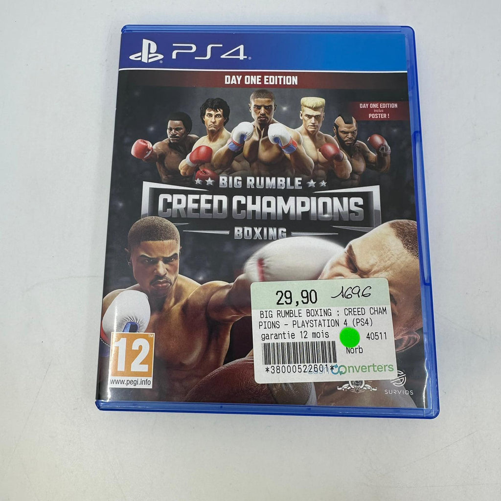 Jeu Ps4 Big Rumble Boxing Creed Champion