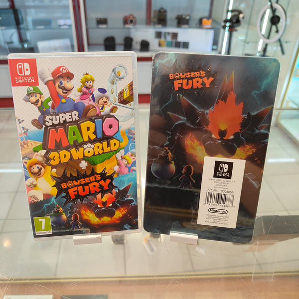 Jeu Switch: Super Mario 3D World + Bowser's Fury - avec Steelbook