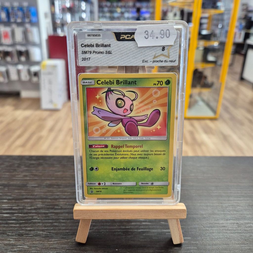 Carte Pokemon  Celebi Brillant SM79 PCA 8
