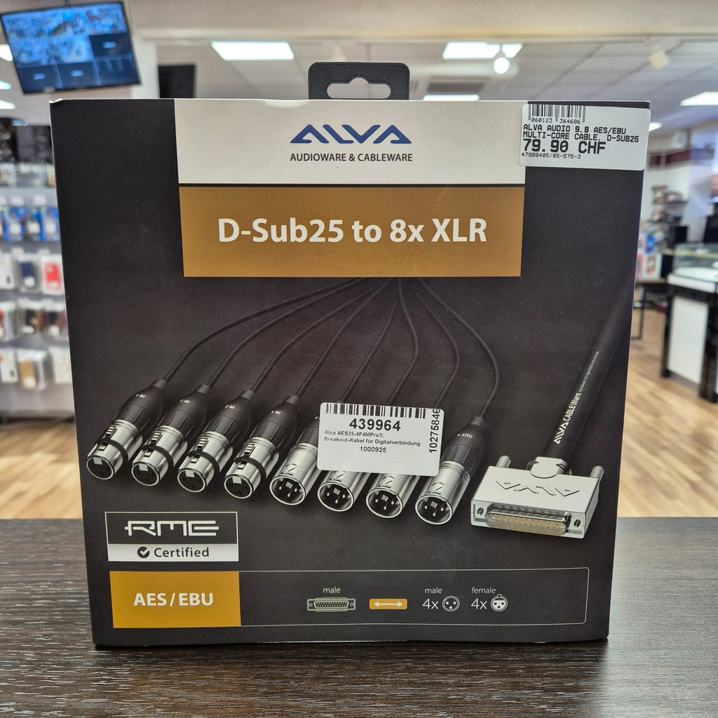 Alva Audio 9.8 AES/EBU Multi-Core 4F4MPro3