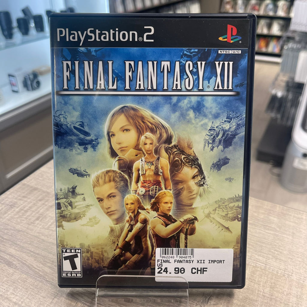 Jeu PlayStation 2 (US)  Final Fantasy XII + notice