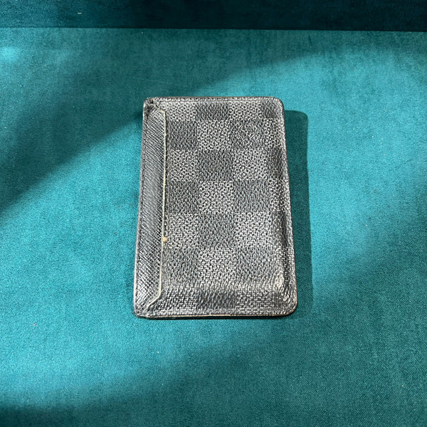 Porte cartes Louis Vuitton Damier Noir (vendu en l’état)