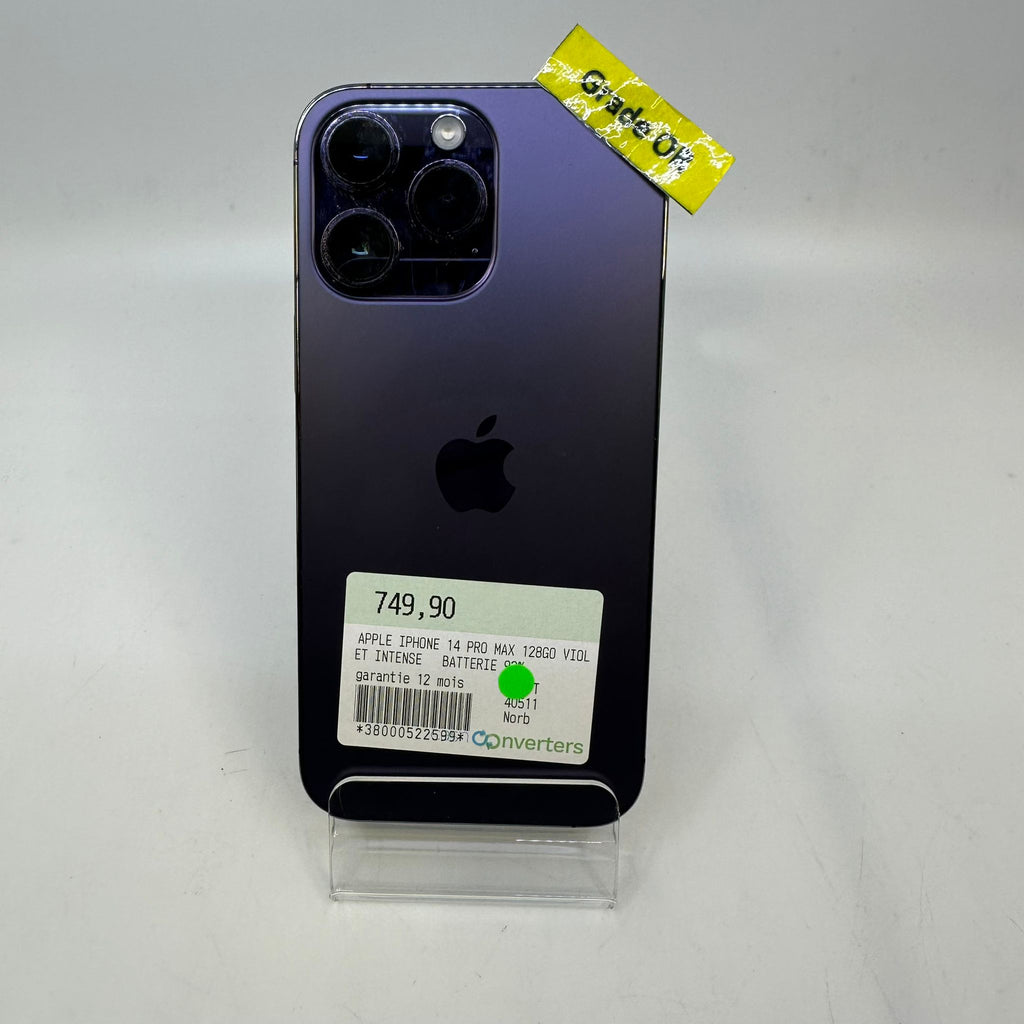 Apple iPhone 14 Pro Max - 128Go - Violet intense