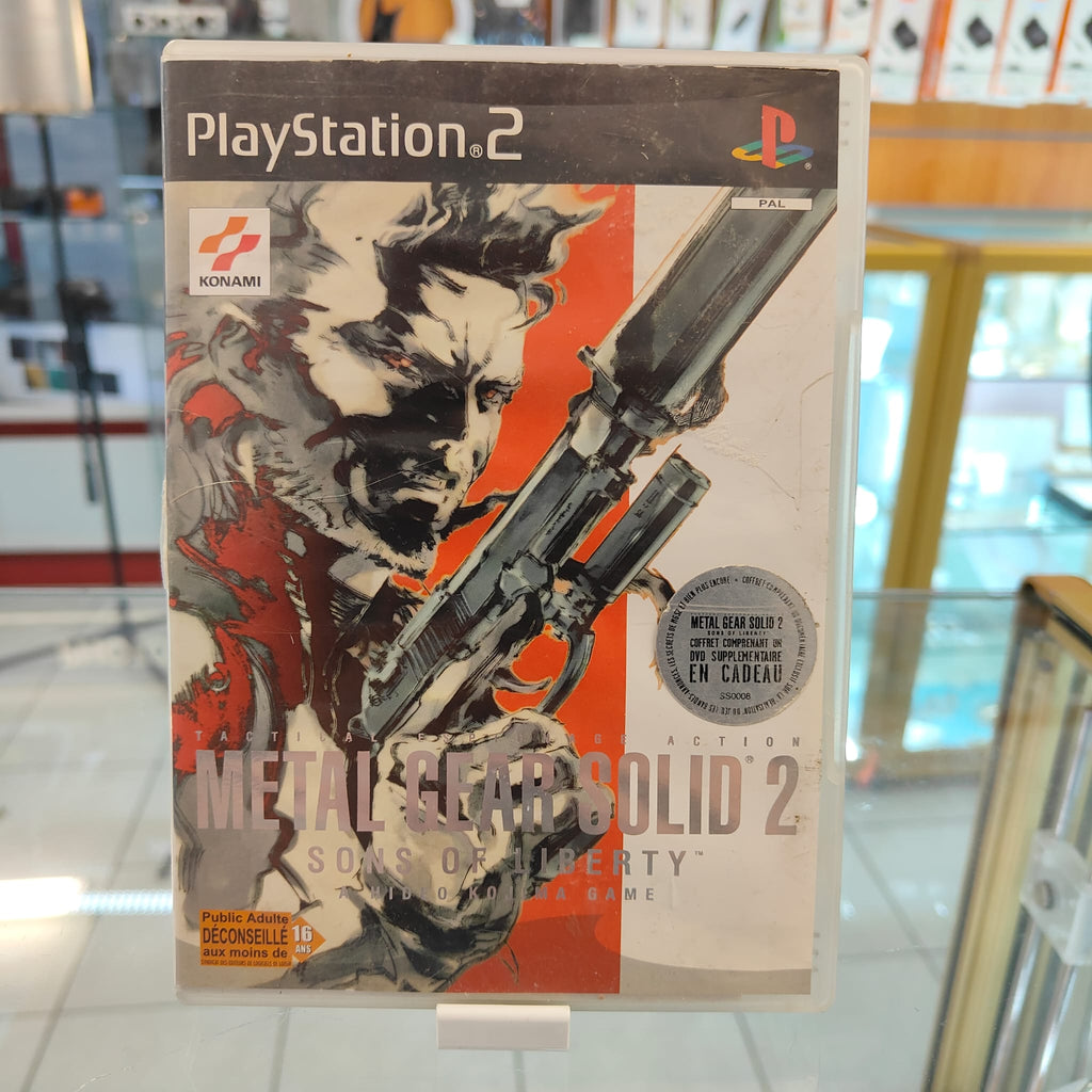 Jeu PS2: Metal Gear Solid 2 - Sons of Liberty + notice