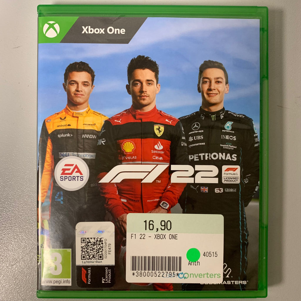 JEU Xbox one - F1 22