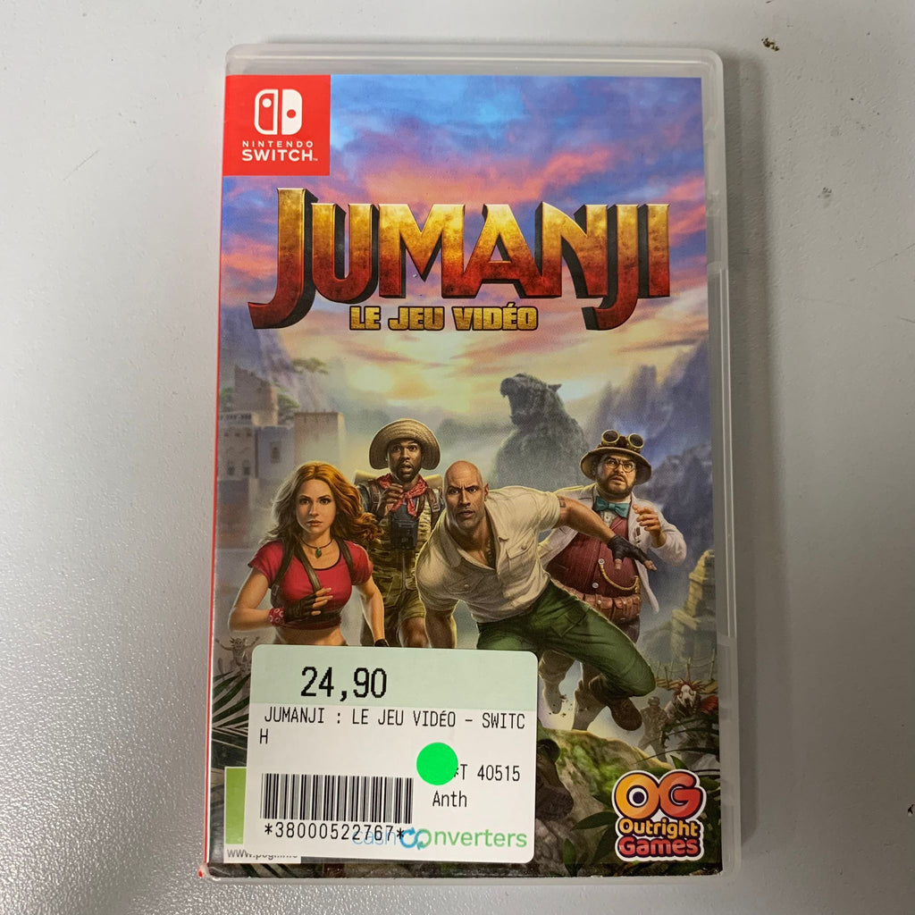 JEU Switch - Jumanji le jeu video