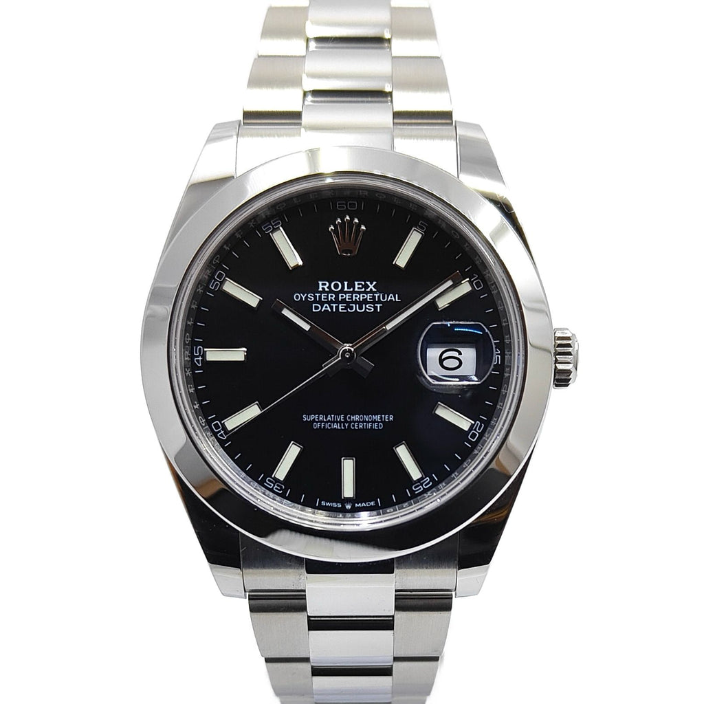 Rolex DateJust 41 Black Dial (Full Set 12.2022)