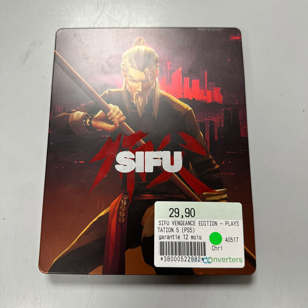 Jeu PS5  Sifu vengeance édition