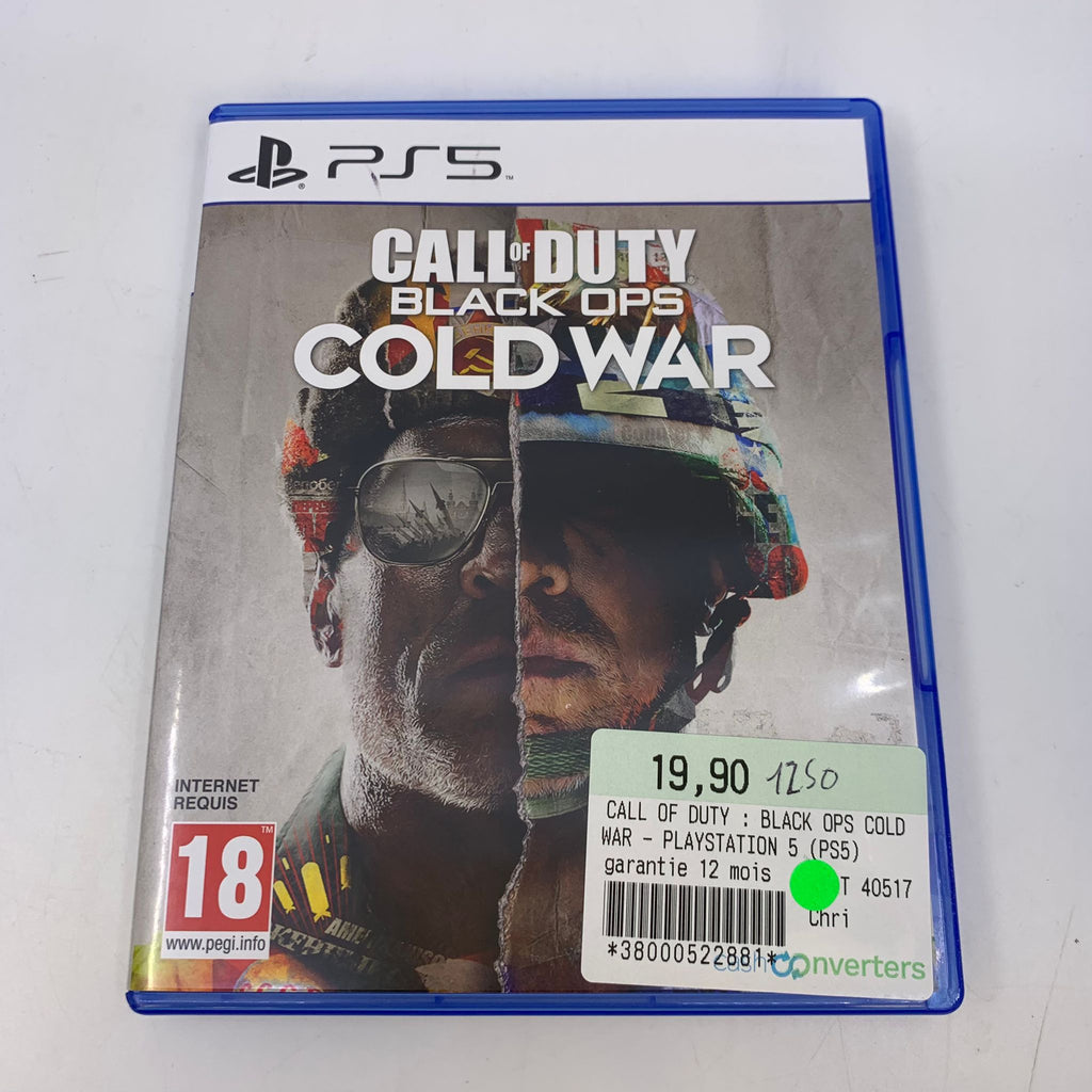 JEU PS5 Call of duty  Black ops cold war