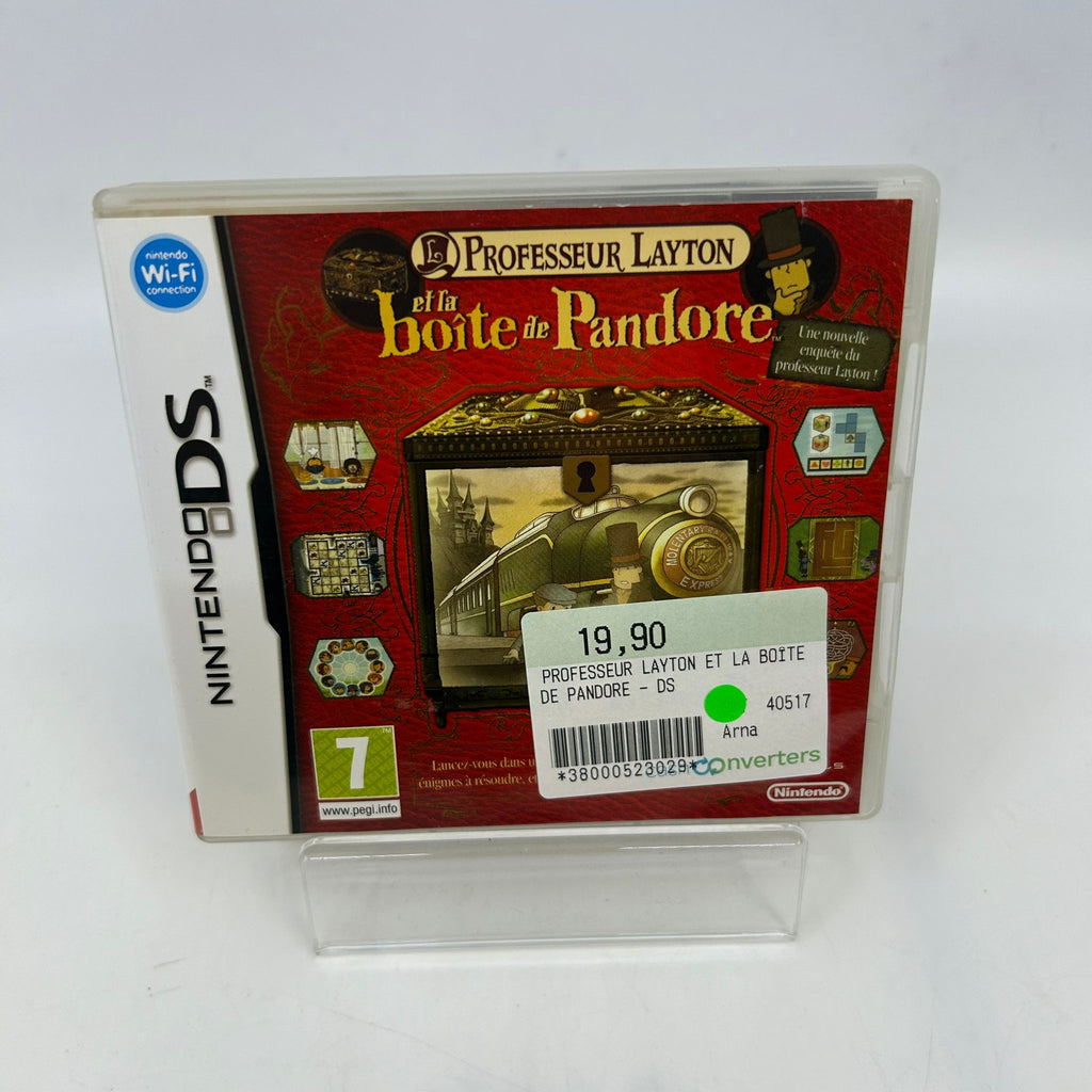 JEU Nintendo DS Professeur Layton  Et la boîte de Pandore