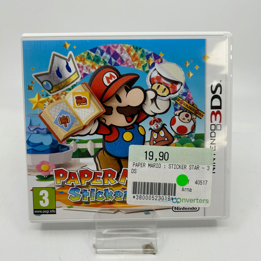 JEU 3DS - Paper Mario :  Sticker star