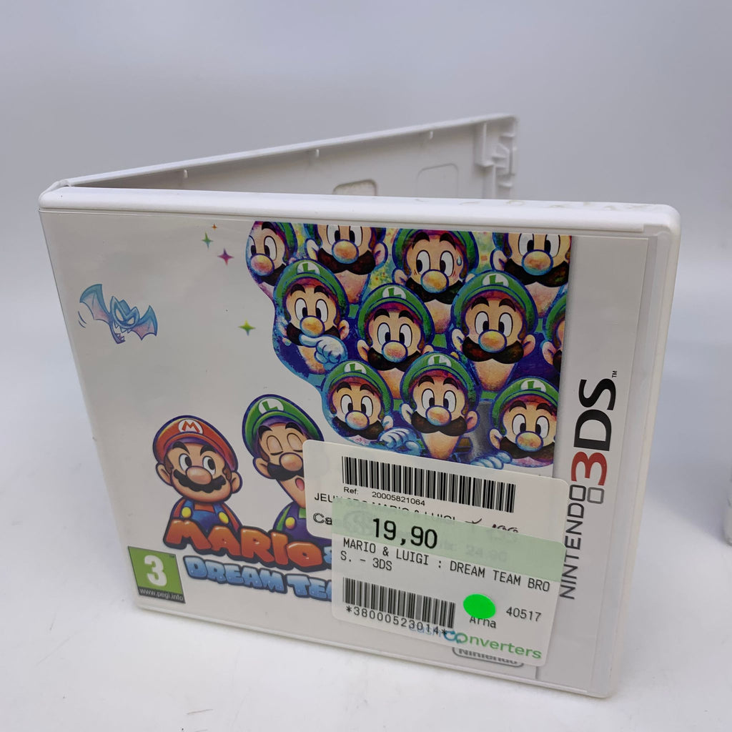 JEU 3DS - Mario & Luigi Dream team bros