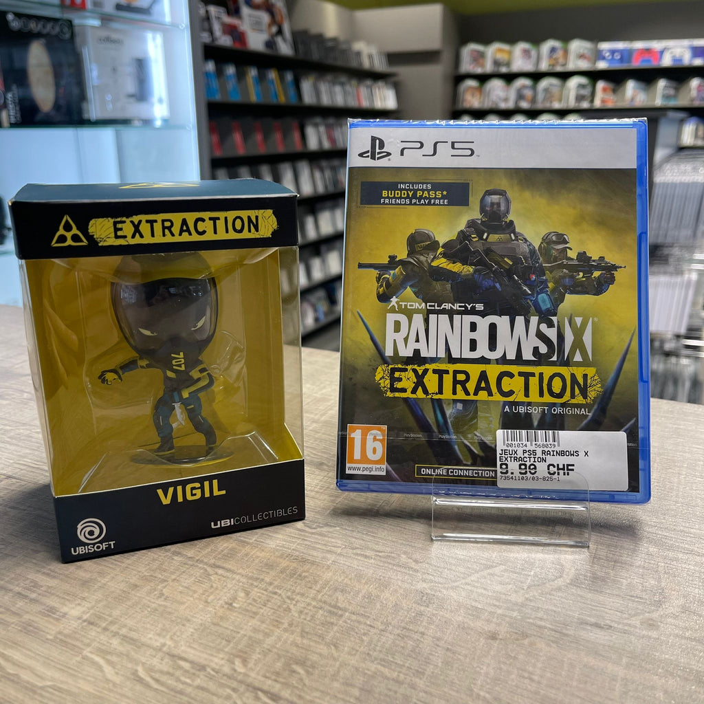 Jeu PlayStation 5 - Tom Clancy’s Rainbow six Extraction  + Figurines - NEUF