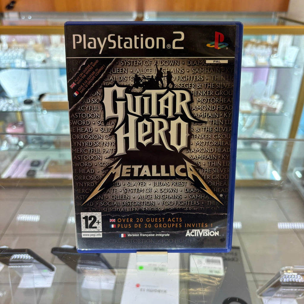 Jeu PS2 Guitar Hero Metallica