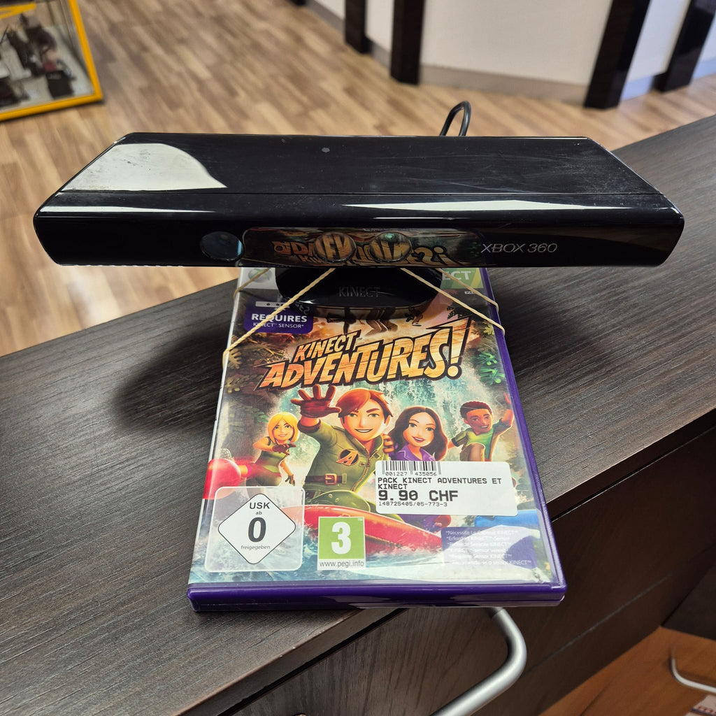 Jeu XBOX 360 - Pack Jeu Kinect Adventures + Kinect