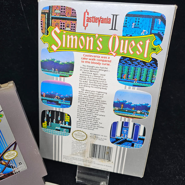 Jeux nintendo nes Castlevania II simon's quest + crystal box