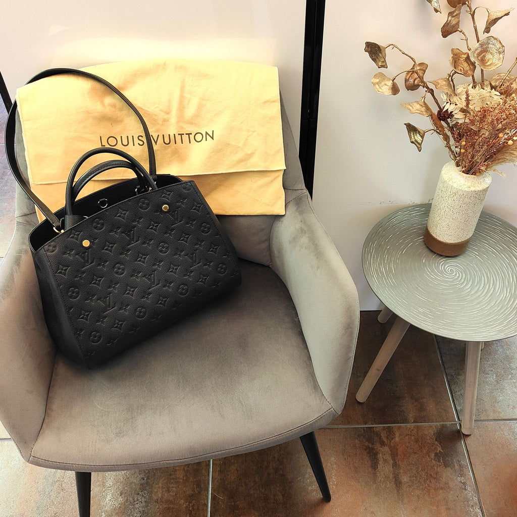 Sac à main Louis Vuitton Montaigne Empreinte MM