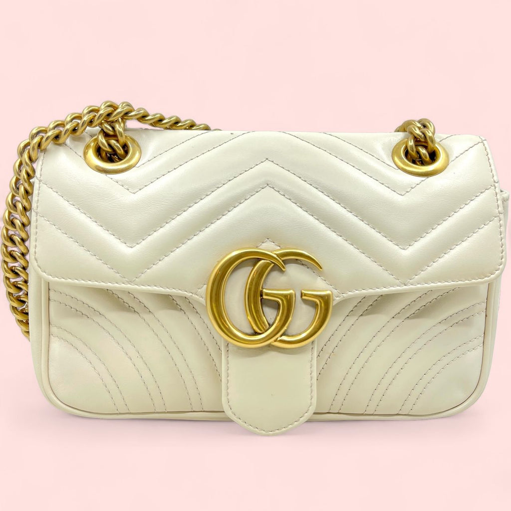 Sac Gucci Marmont GG Blanc