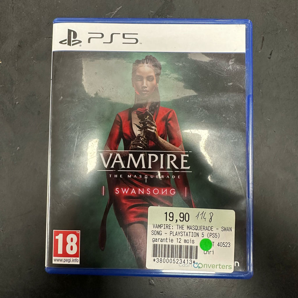 Jeu Ps5  Vampire The masquerade swansong