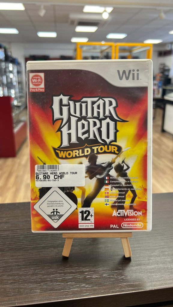 Jeu Wii - Guitar Hero - World Tour