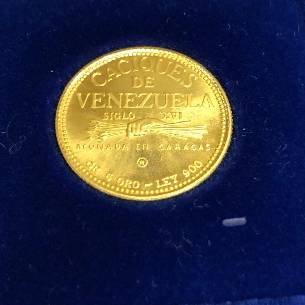 Pièce en Or - Caciques du Venezuela Siglo XVI 1957