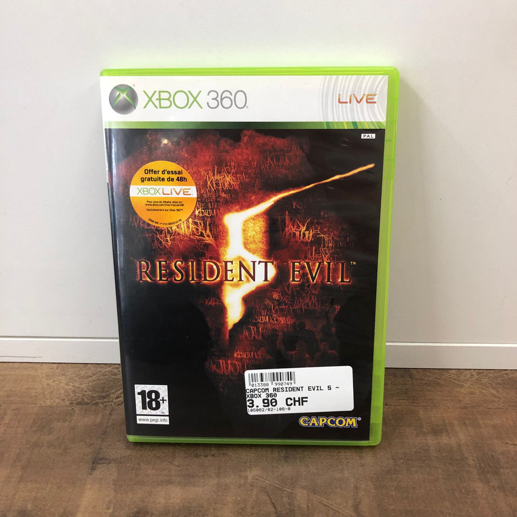 Jeu Xbox 360 - Resident Evil 5