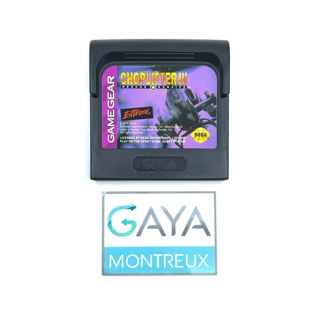 Jeu Sega Game Gear - Choplifter 3 Rescue Survive