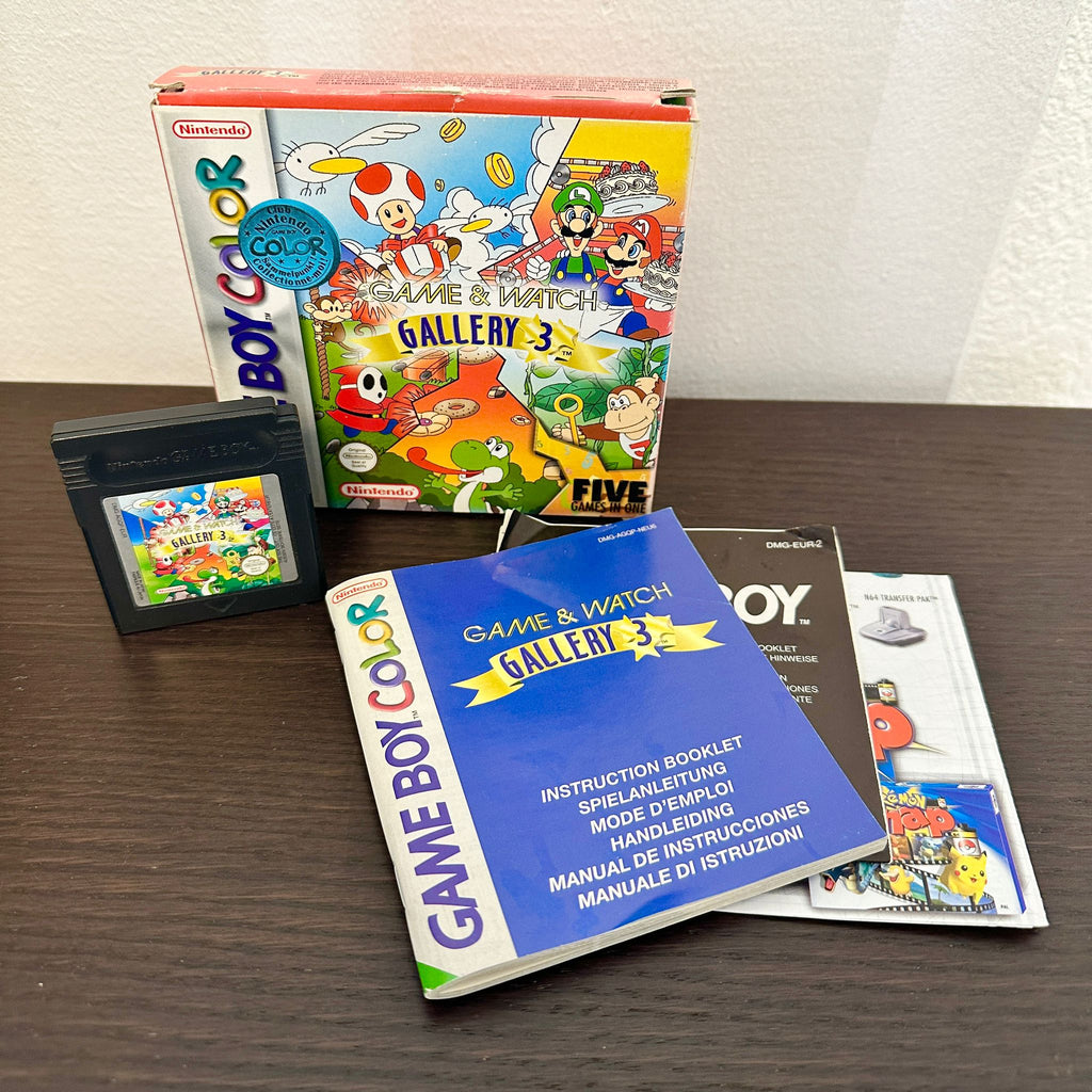 JEU GAMEBOY COLOR - GAME&WATCH GALLERY 3 Complet