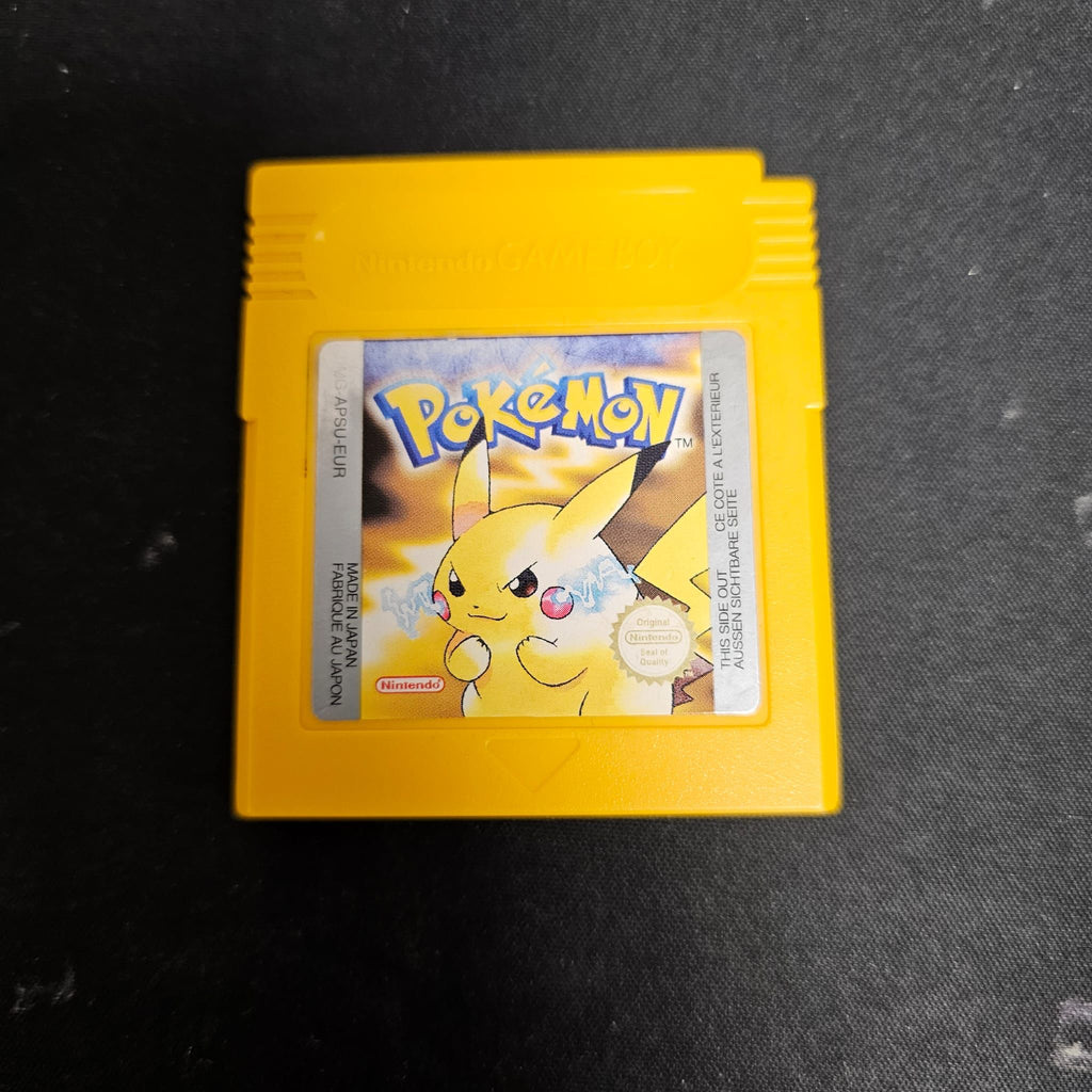 Jeu Game Boy Pokemon version jaune édition spécial pikachu