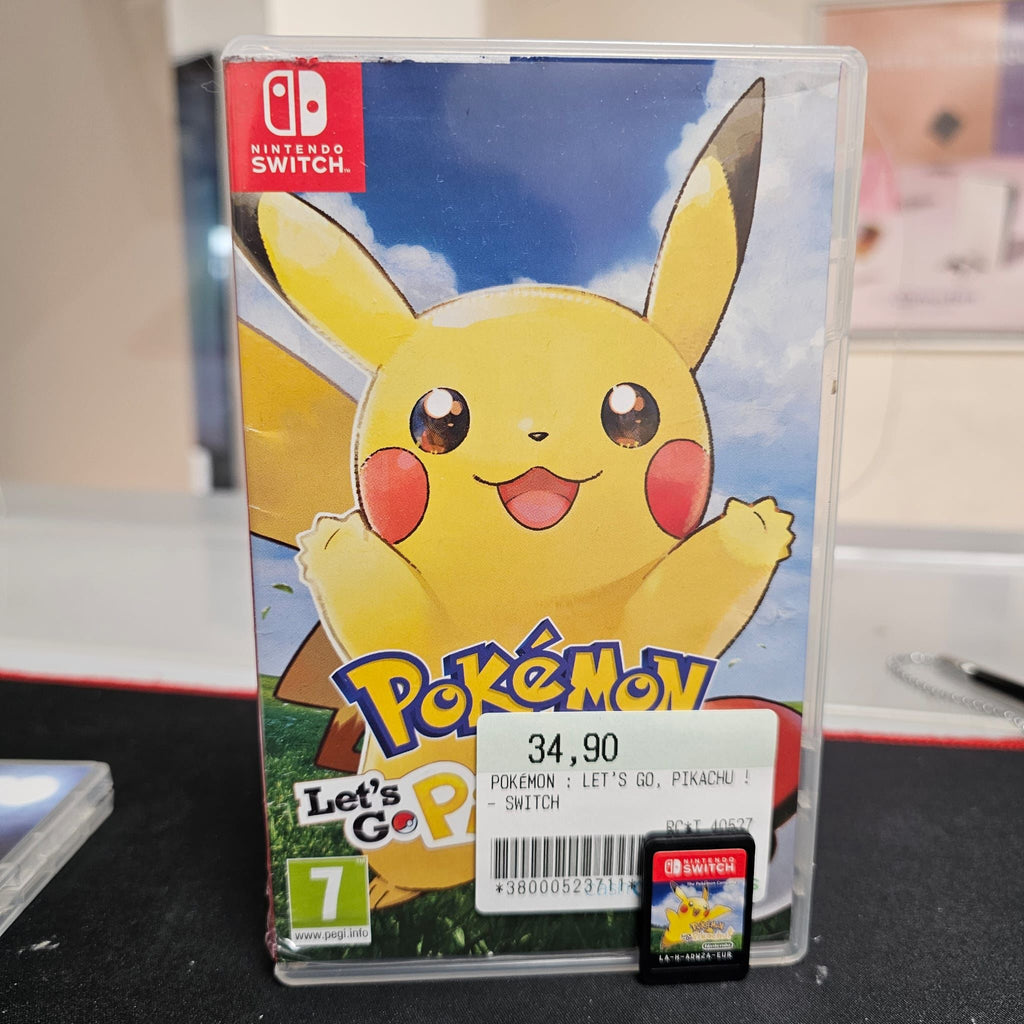 Jeu Switch  Pokemon let’s go , pikachu !