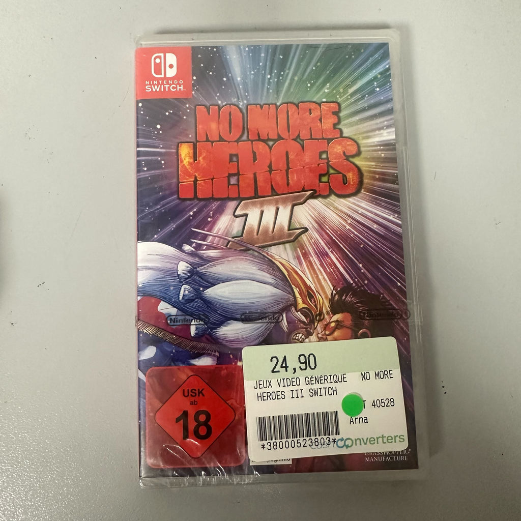 Jeu Switch - No more heroes 3