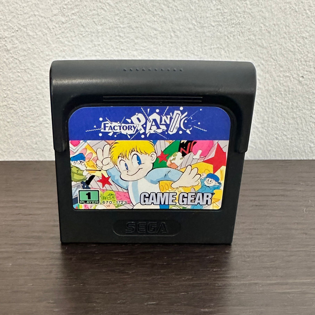 JEU SEGA GAME GEAR FACTORY PANIC,