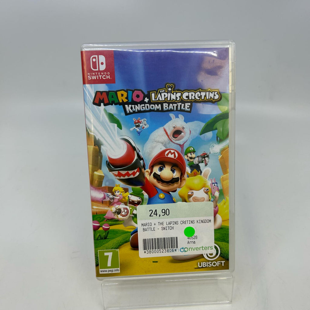 Jeu Nintendo Switch - Mario + The Lapins cretins Kingdom Battle