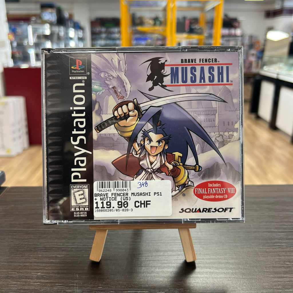 Jeu PS1: Brave Fencer - Musashi + notice (USA)