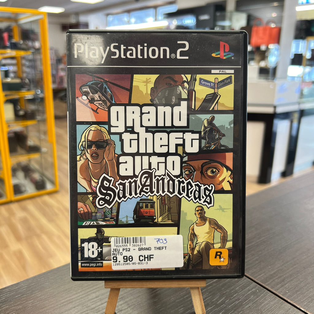 Jeu PS2: Grand Theft Auto - San Andreas