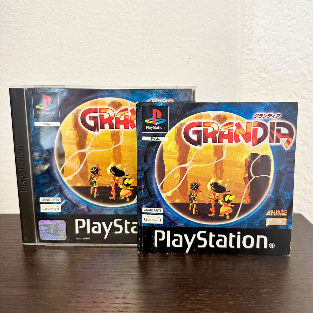 JEU PS1 GRANDIA + NOTICE,