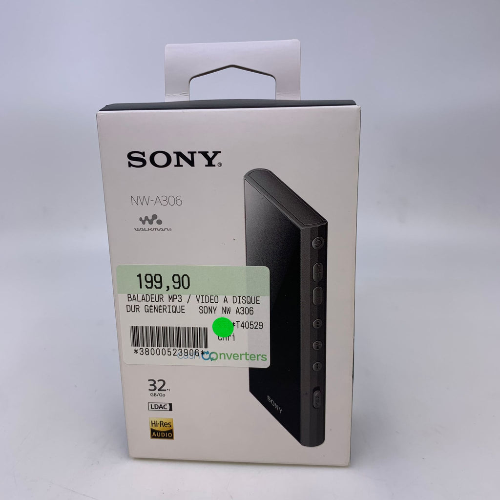 Baladeur  Sony NW-A306 32Go / LDAC / Hi-Res Audio